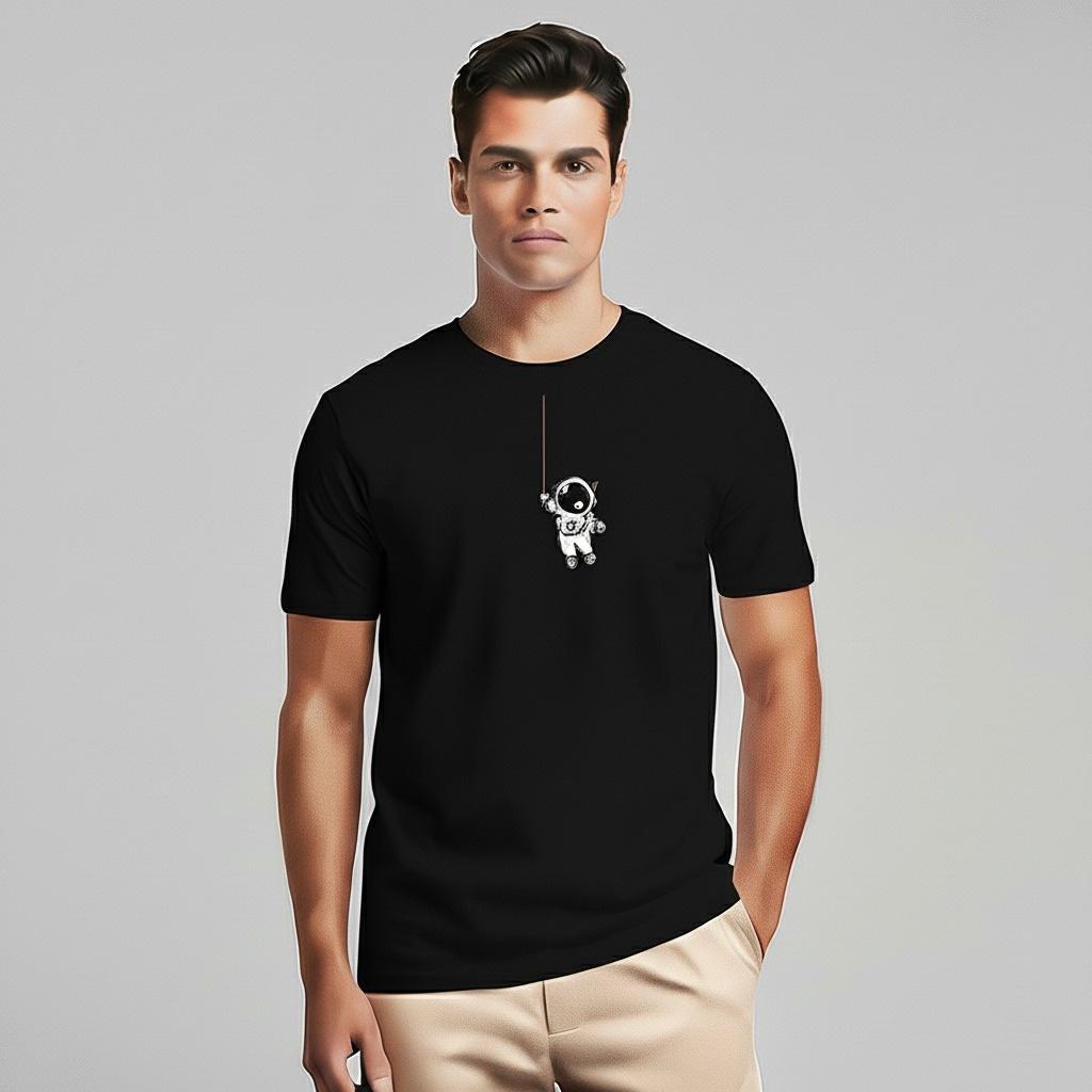 The Little Astronaut  Short Sleeves T-Shirt